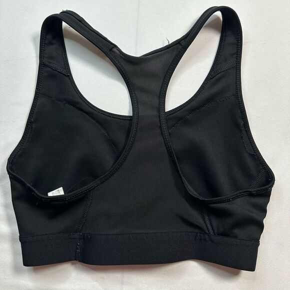 EUC Adidas Women’s Black Logo Sports Athletic Bra - Size Small - Picture 3 of 4